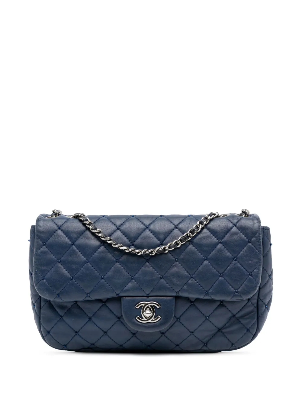 CHANEL Pre-Owned 2012-2013 スモール マトラッセ ラムスキン ビーズ シングルフラップ ショルダーバッグ - CHANEL Pre-Owned 2012-2013 スモール マトラッセ ラムスキン ビーズ シングルフラップ ショルダーバッグ -