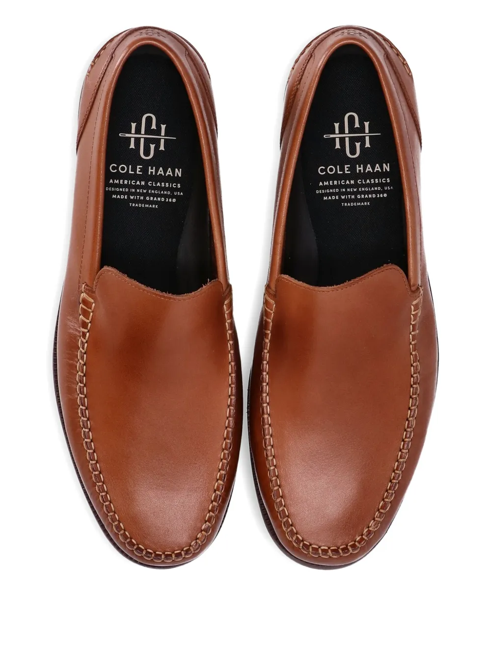 Cole Haan leather loafers Brown