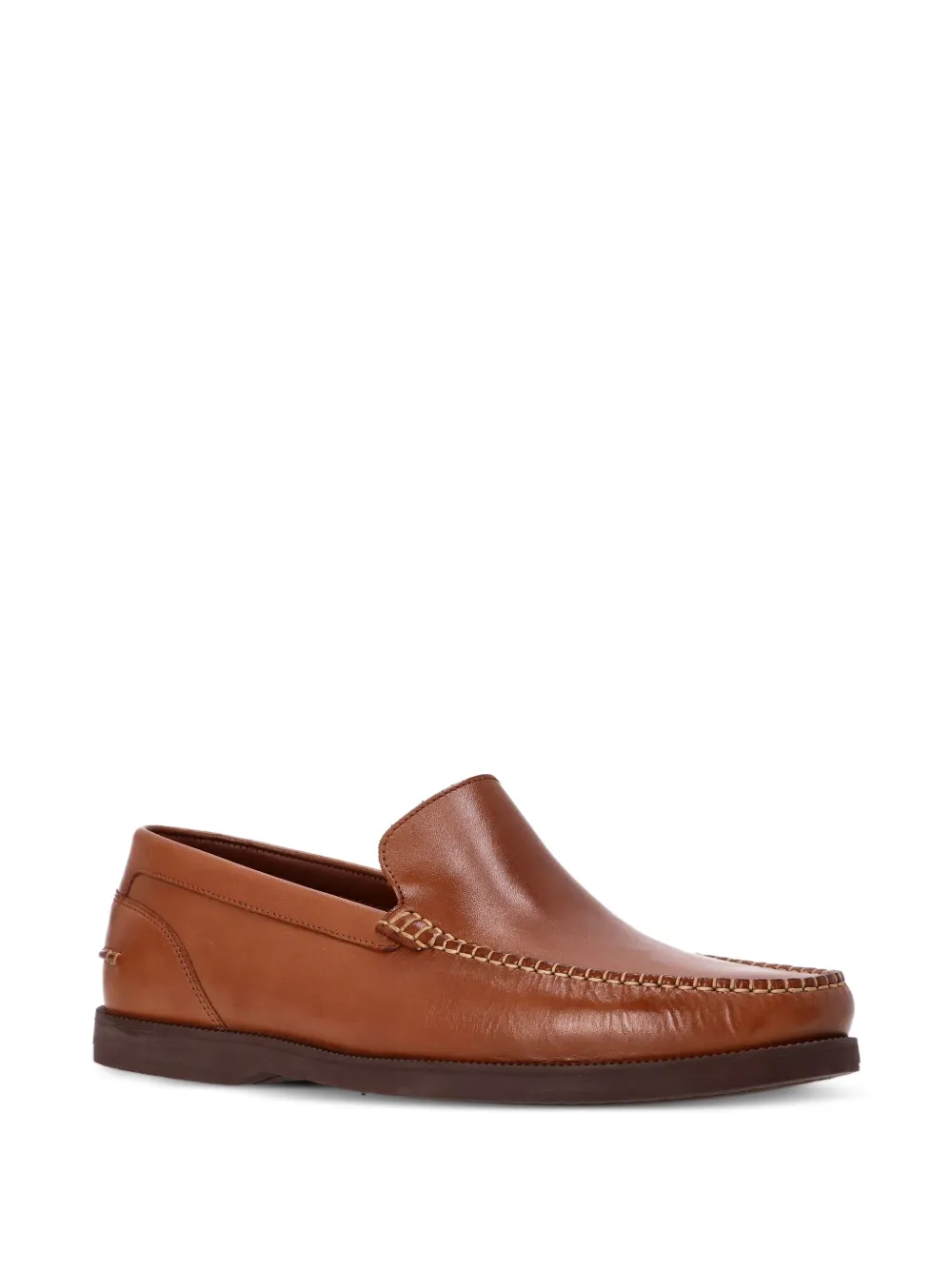 Cole Haan leather loafers Brown