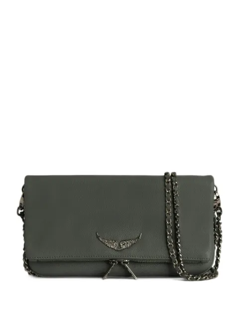 Zadig&Voltaire bolsa de mano con placa del logo