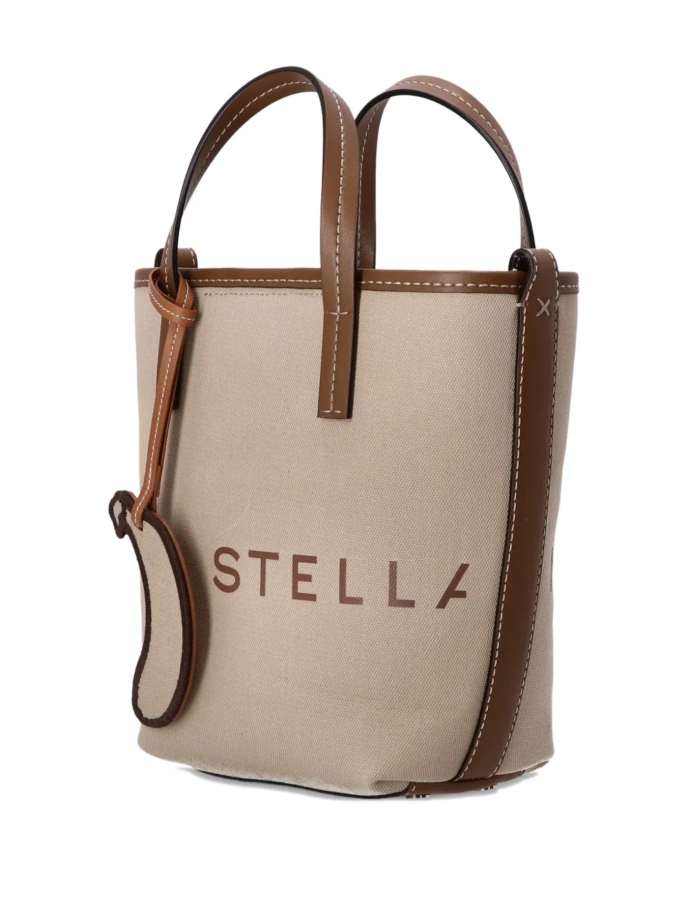 Stella McCartney Shopper met logoprint Beige