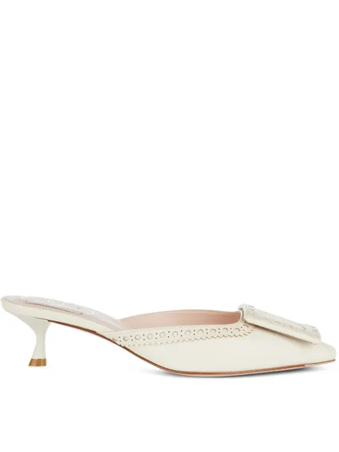 Roger Vivier 45mm Viv' in The City buckle-embellished mules