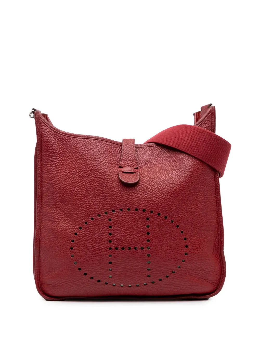 Hermès Pre-Owned 2012 クレマンス エヴリン III 29 PM ショルダーバッグ - レッド Hermès Pre-Owned 2012 クレマンス エヴリン III 29 PM ショルダーバッグ - レッド