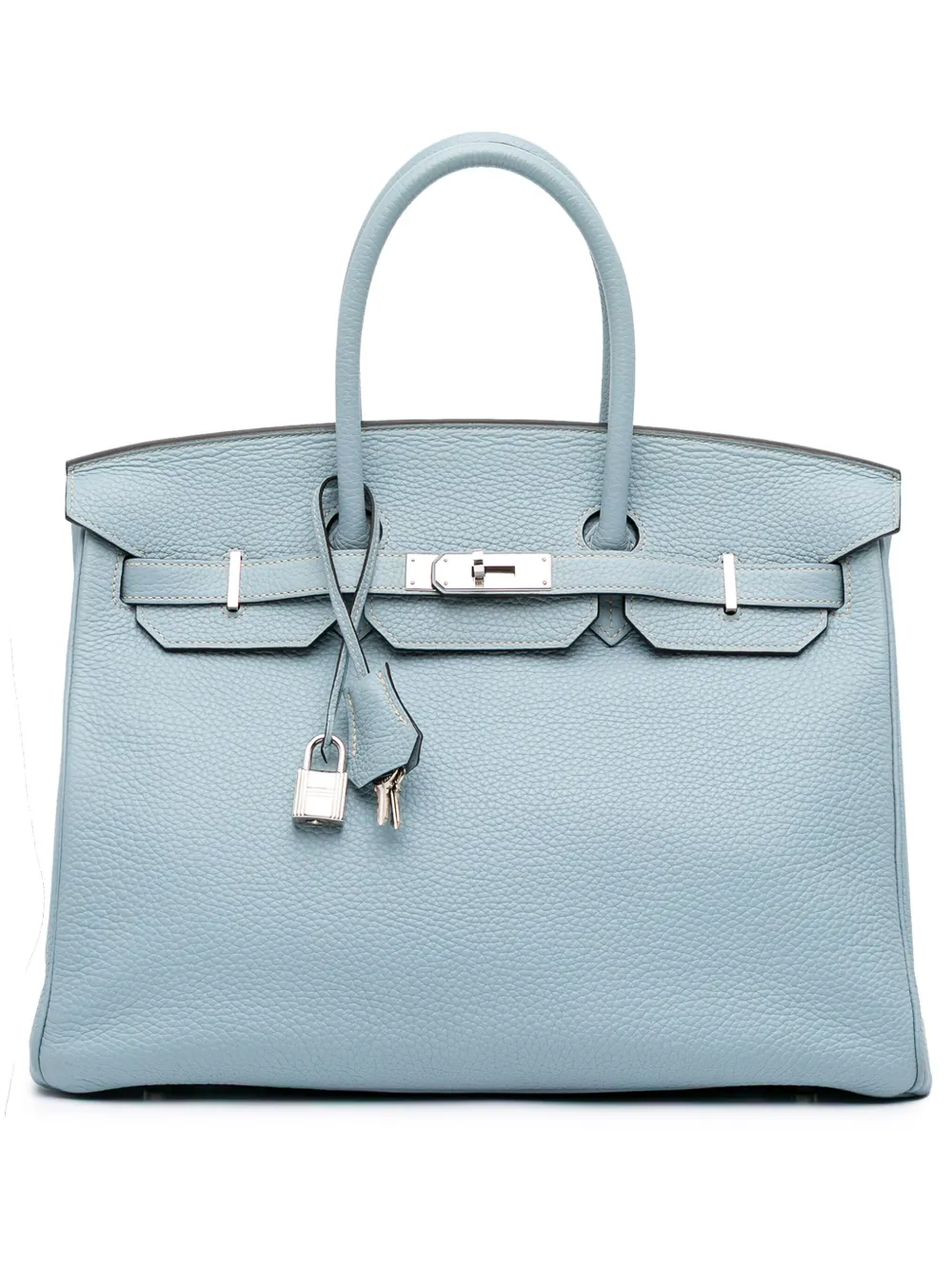 Hermès Pre-Owned 2012 トゴ バーキン ルトゥルネ 35 ハンドバッグ - ブルー Hermès Pre-Owned 2012 トゴ バーキン ルトゥルネ 35 ハンドバッグ - ブルー
