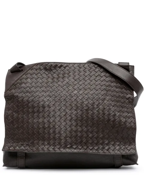 Bottega Veneta Pre-Owned 2012-2024 레더 인트레치아토 크로스 백