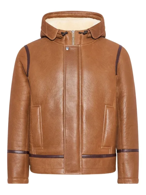 Yves Salomon hooded shearling jacket