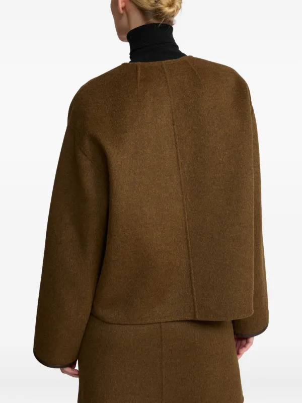 Yves Salomon Vネック トップ