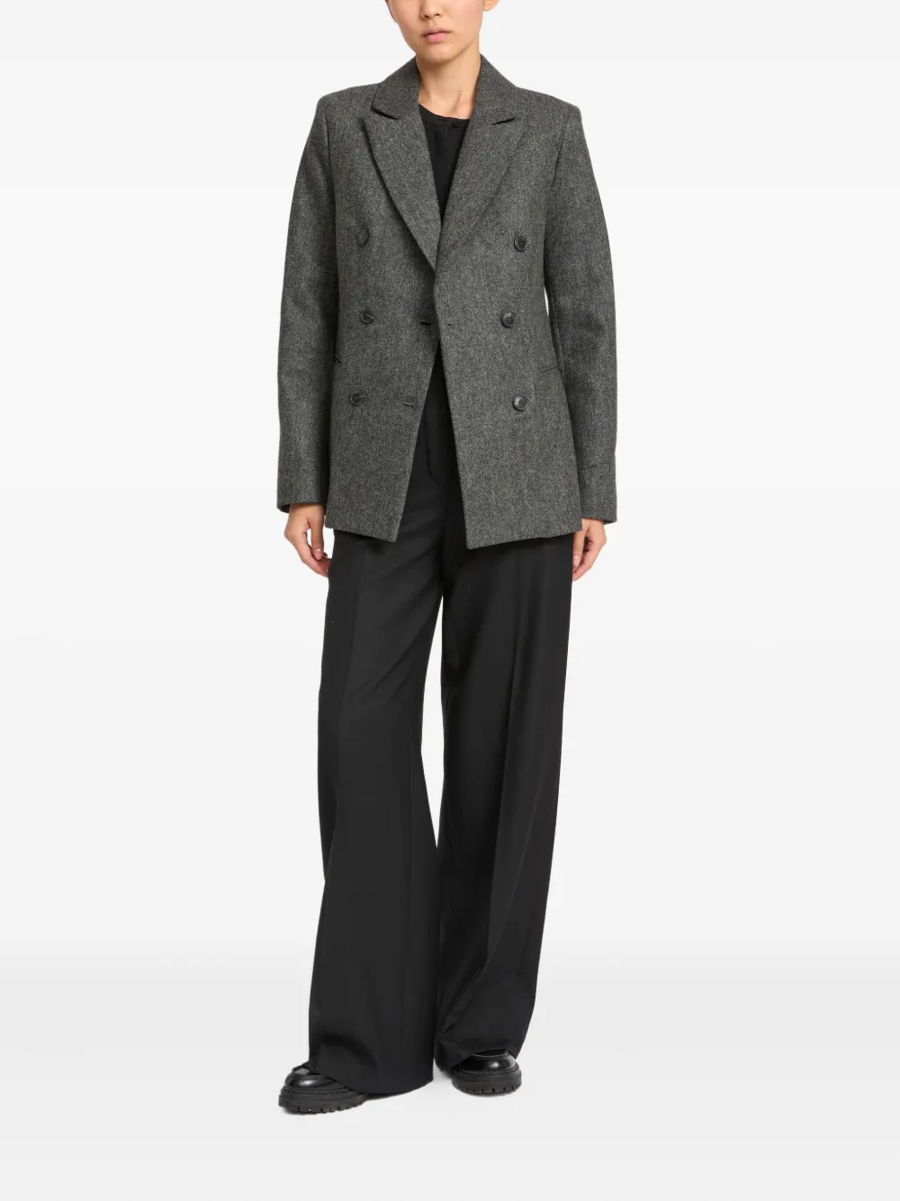 Yves Salomon double-breasted fitted jacket | Fitted Jackets | Image 2