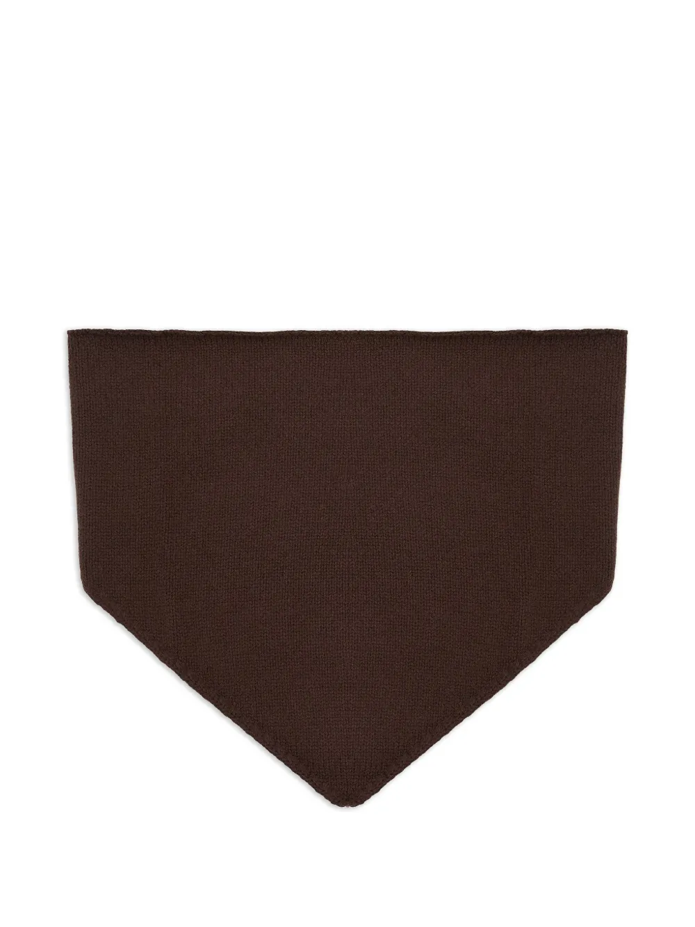 Yves Salomon cashmere knit bandana | Brown | Image 1