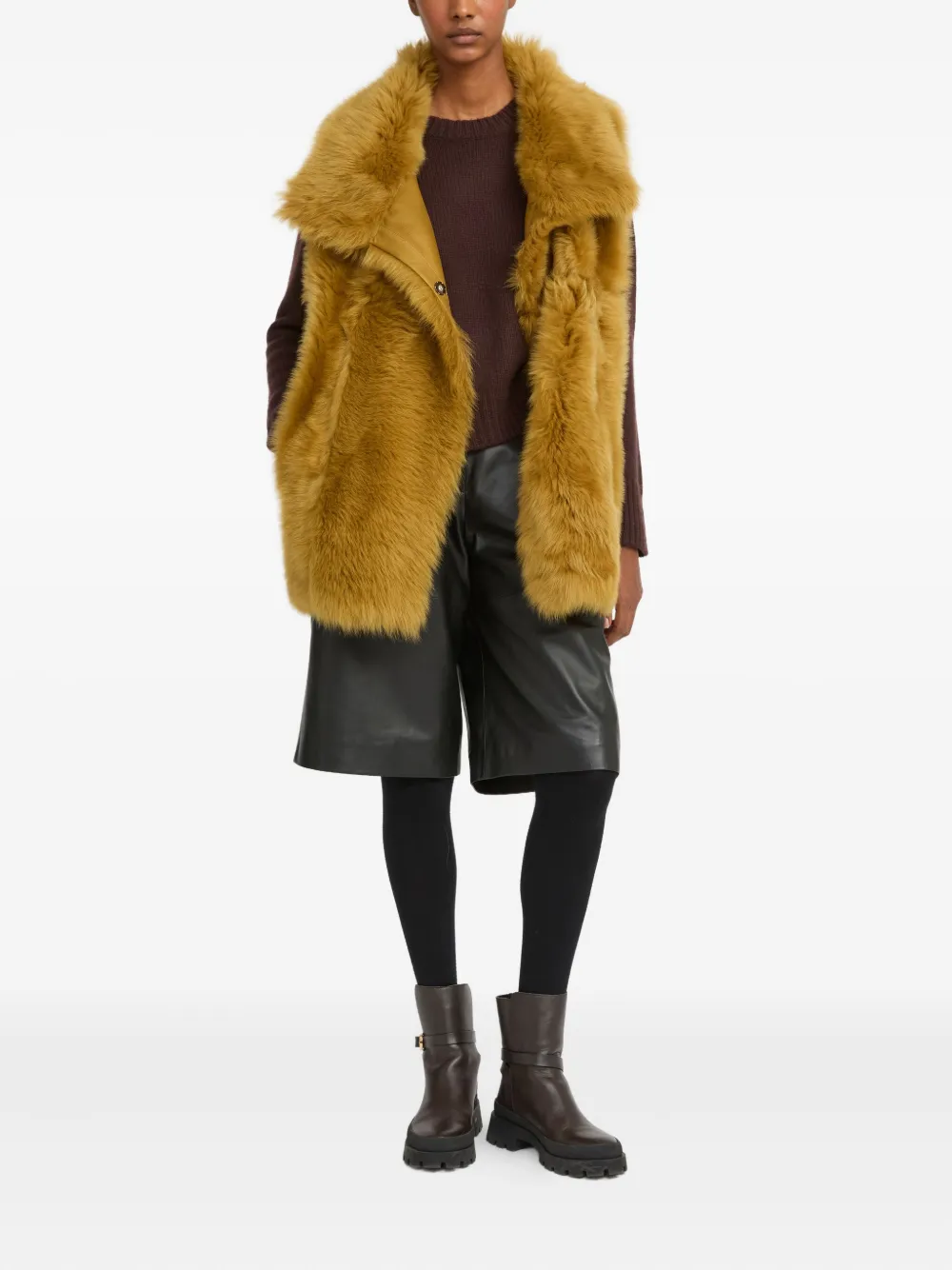 Yves Salomon Toscana lambskin jacket | Faux Fur & Shearling Jackets | Image 2