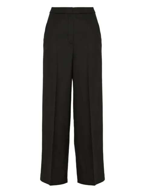 Yves Salomon flannel tailored trousers