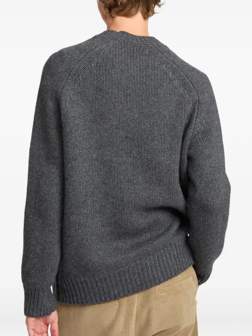 Yves Salomon crew-neck sweater - Grijs