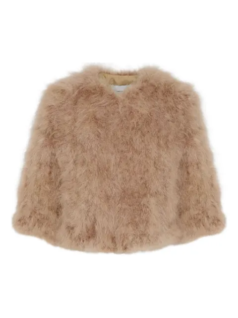 Yves Salomon shearling cropped jacket