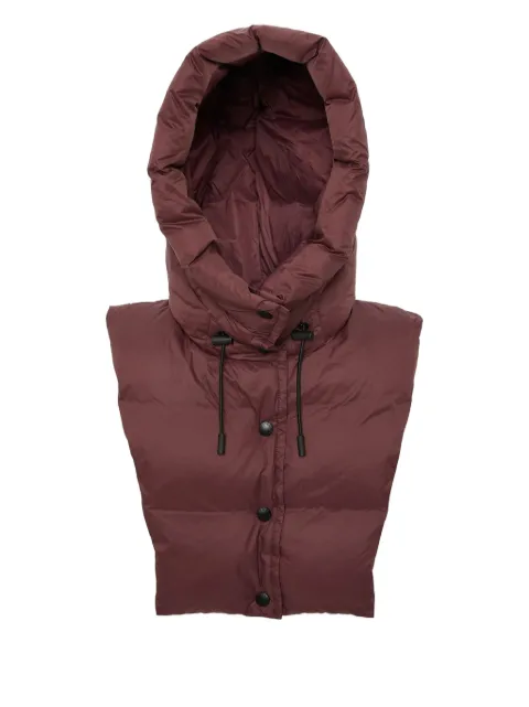 Yves Salomon padded hood bib