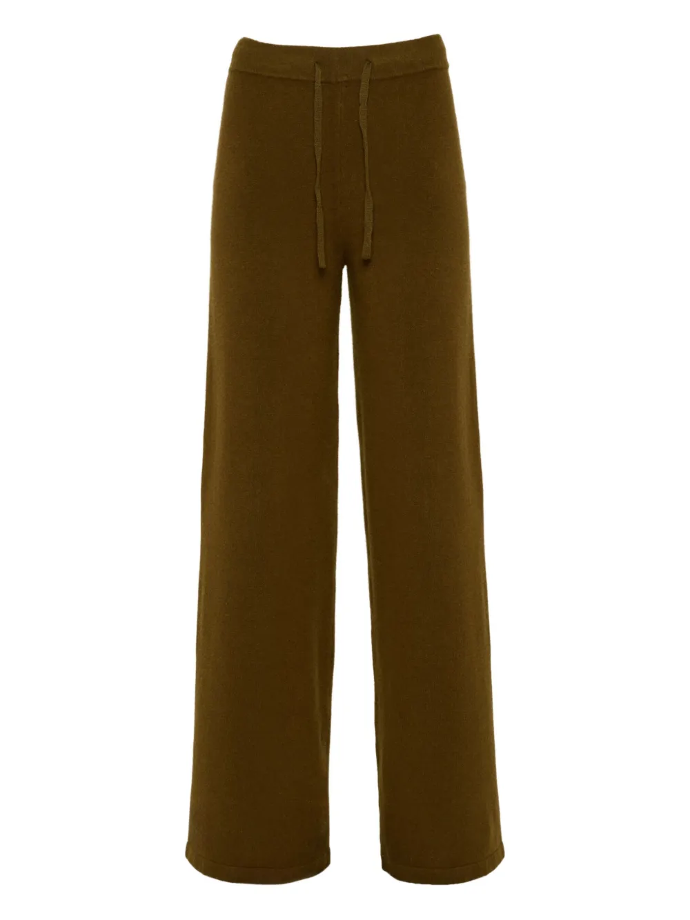 Yves Salomon knit wide-leg trousers | Green | Image 1