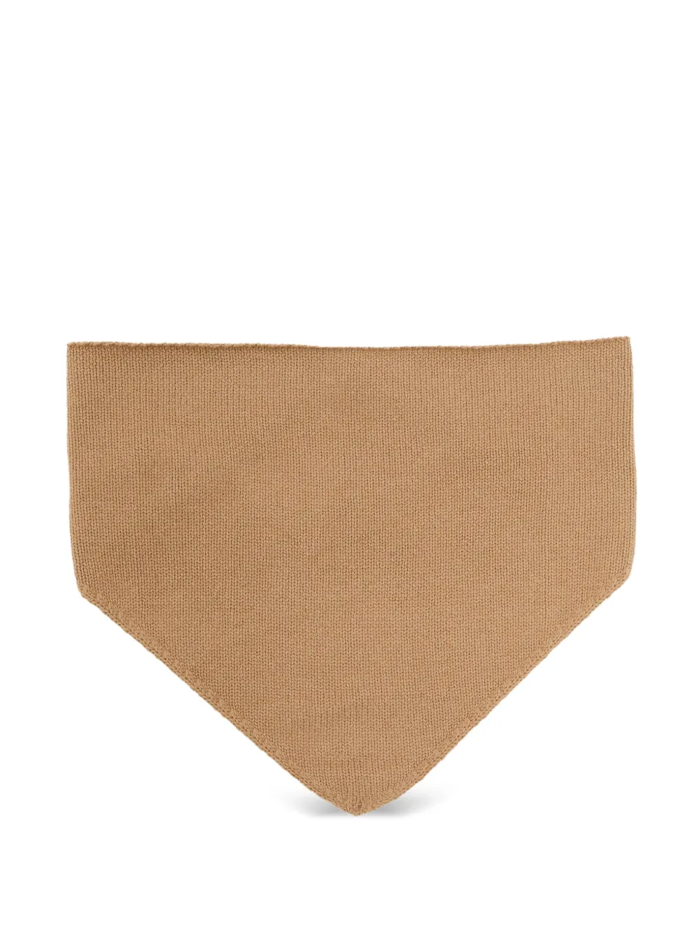 Yves Salomon cashmere knit bandana | Brown | Image 1