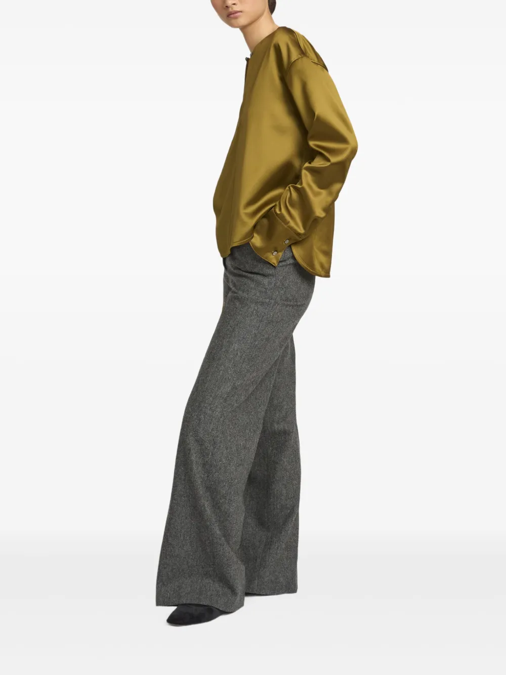 Yves Salomon wool blend blouse - Goud