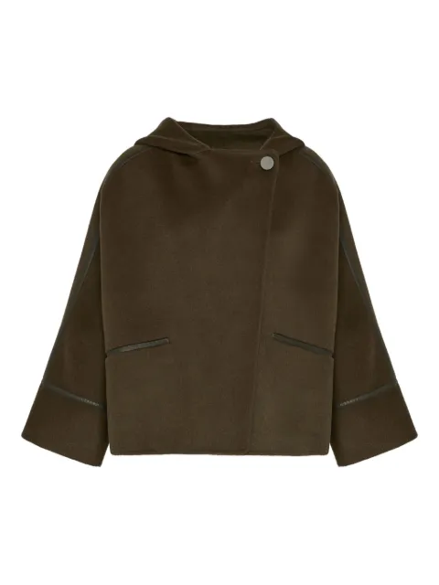 Yves Salomon double-sided hooded jacket
