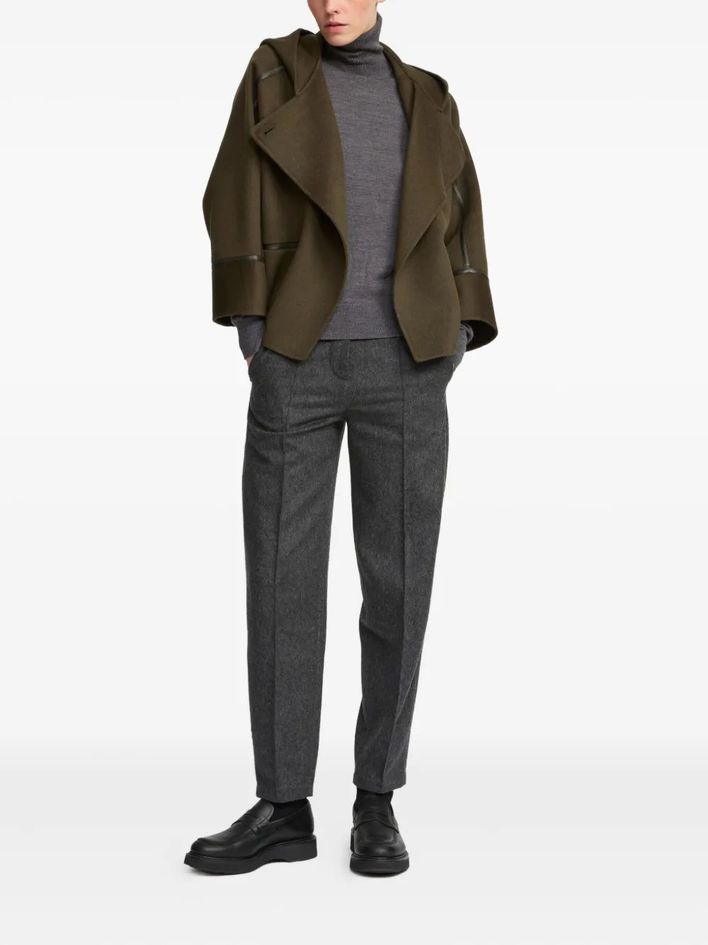 Yves Salomon double-sided hooded jacket | Oversized Jackets | Image 2