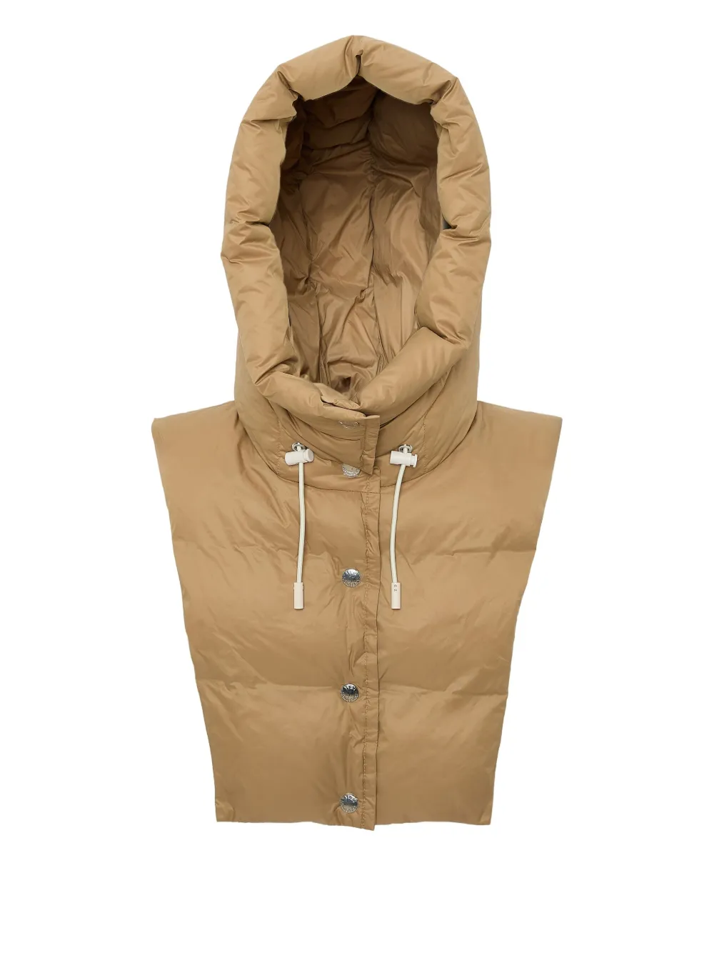 Yves Salomon padded hood bib Bruin