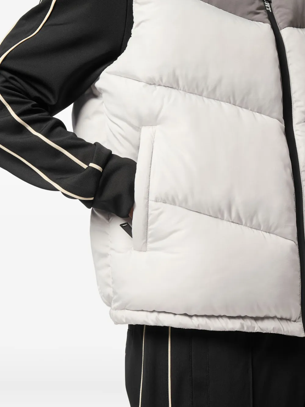 Plein Sport Bodywarmer met logo Grijs