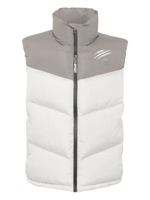 Plein Sport quilted logo gilet