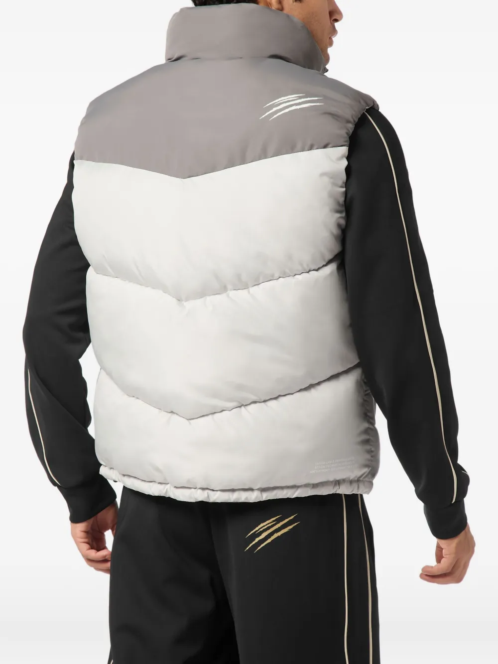 Plein Sport Bodywarmer met logo Grijs