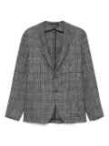 Tagliatore check-print blazer - Grey