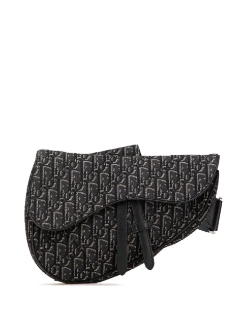 Christian Dior Pre-Owned 2019 Oblique Canvas Saddle crossbody bag