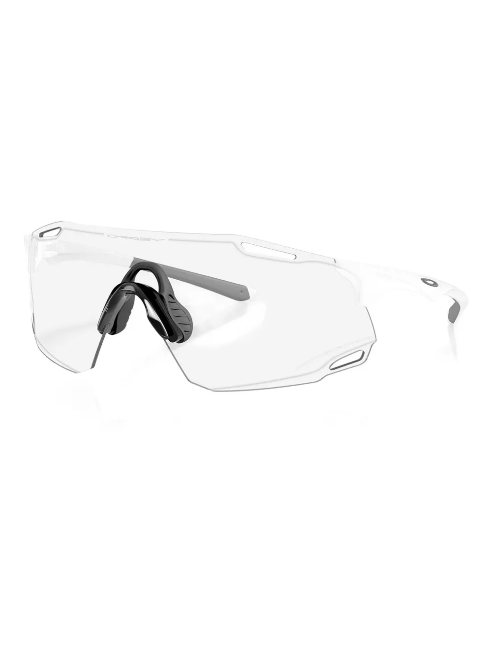 Oakley CYBR DYNO zonnebril met biker montuur - Wit