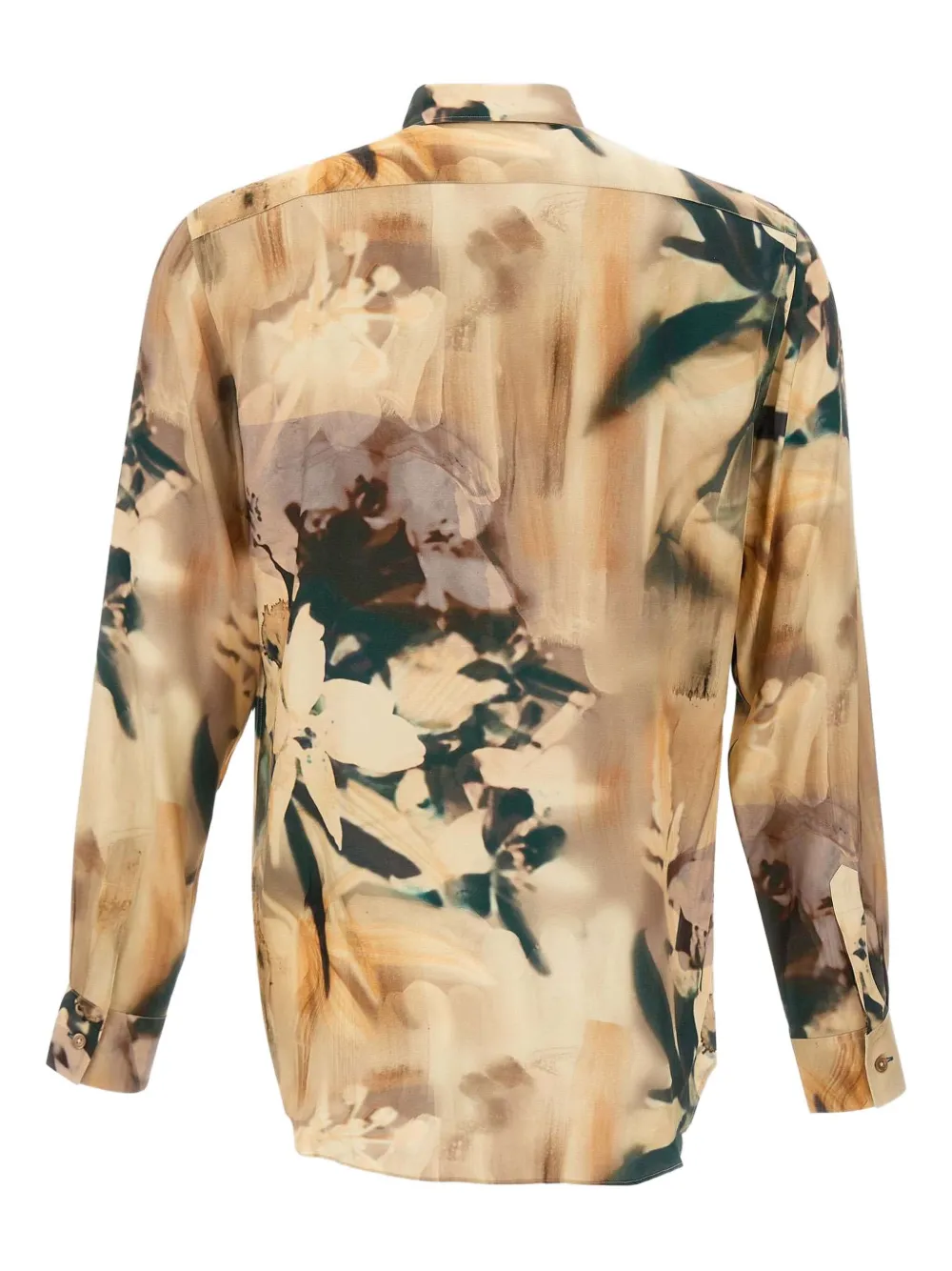 Paul Smith abstract-print shirt - Beige