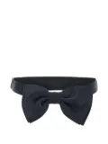 Tagliatore self-tie satin bow tie - Blue