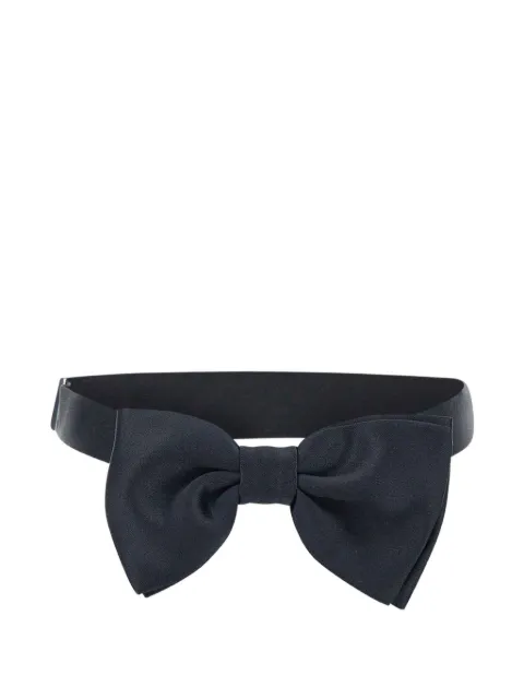 Tagliatore self-tie satin bow tie