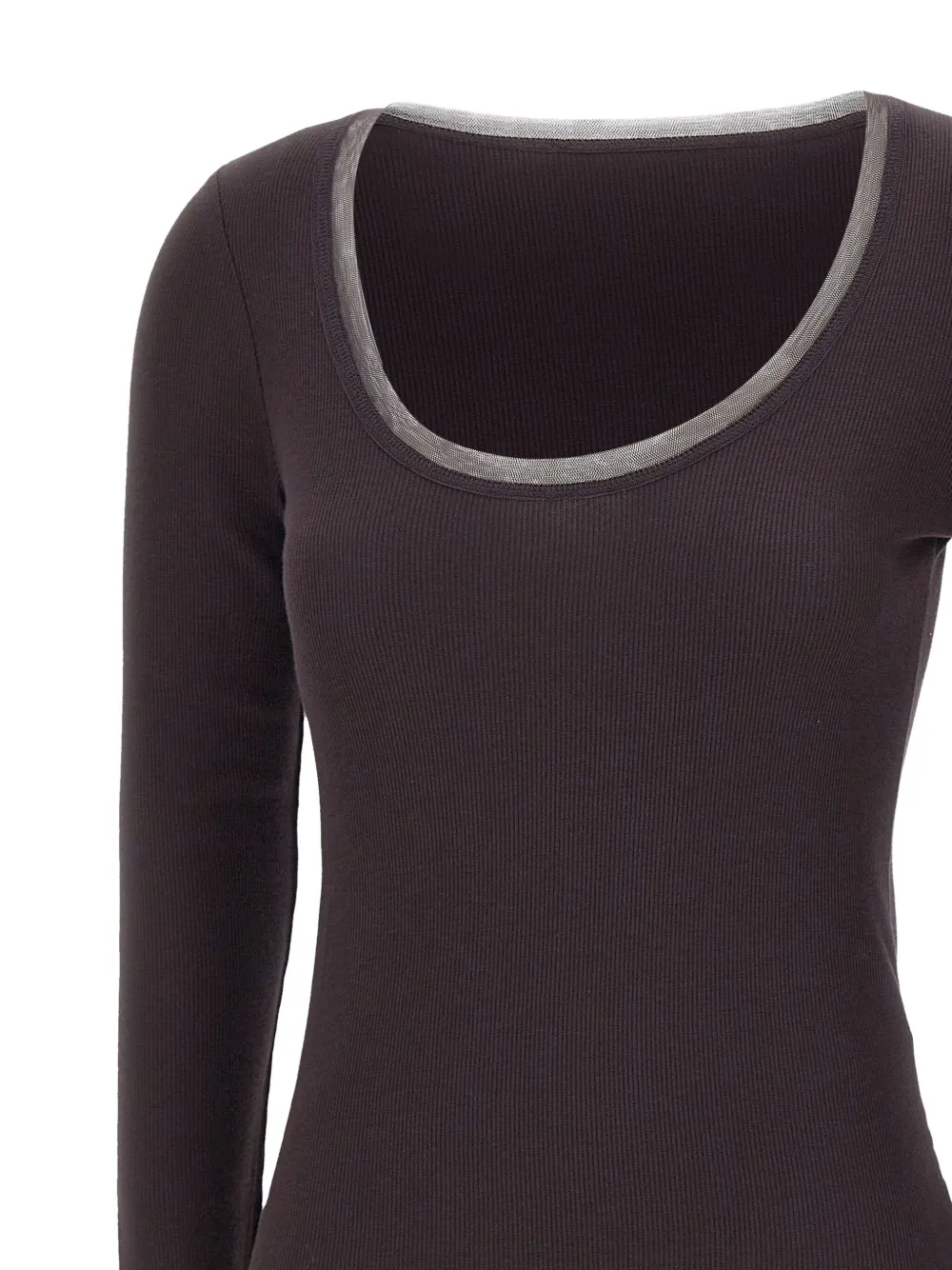 REMAIN T-shirt con bordo in rete | Image 7