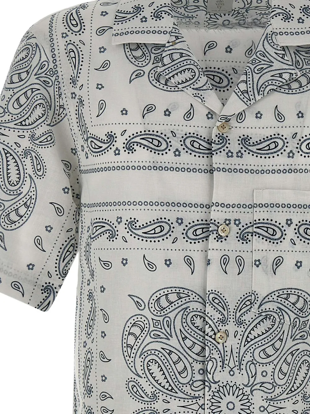 Eleventy Overhemd met paisley-print Wit