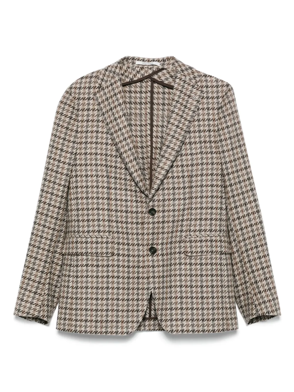 Tagliatore check-print blazer | Neutrals | Image 1