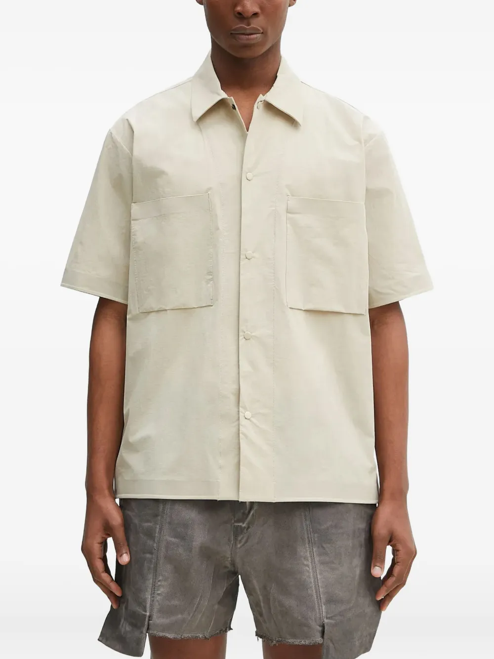 Norse Projects Hermann double-pocket short-sleeve shirt | Neutrals | Image 1