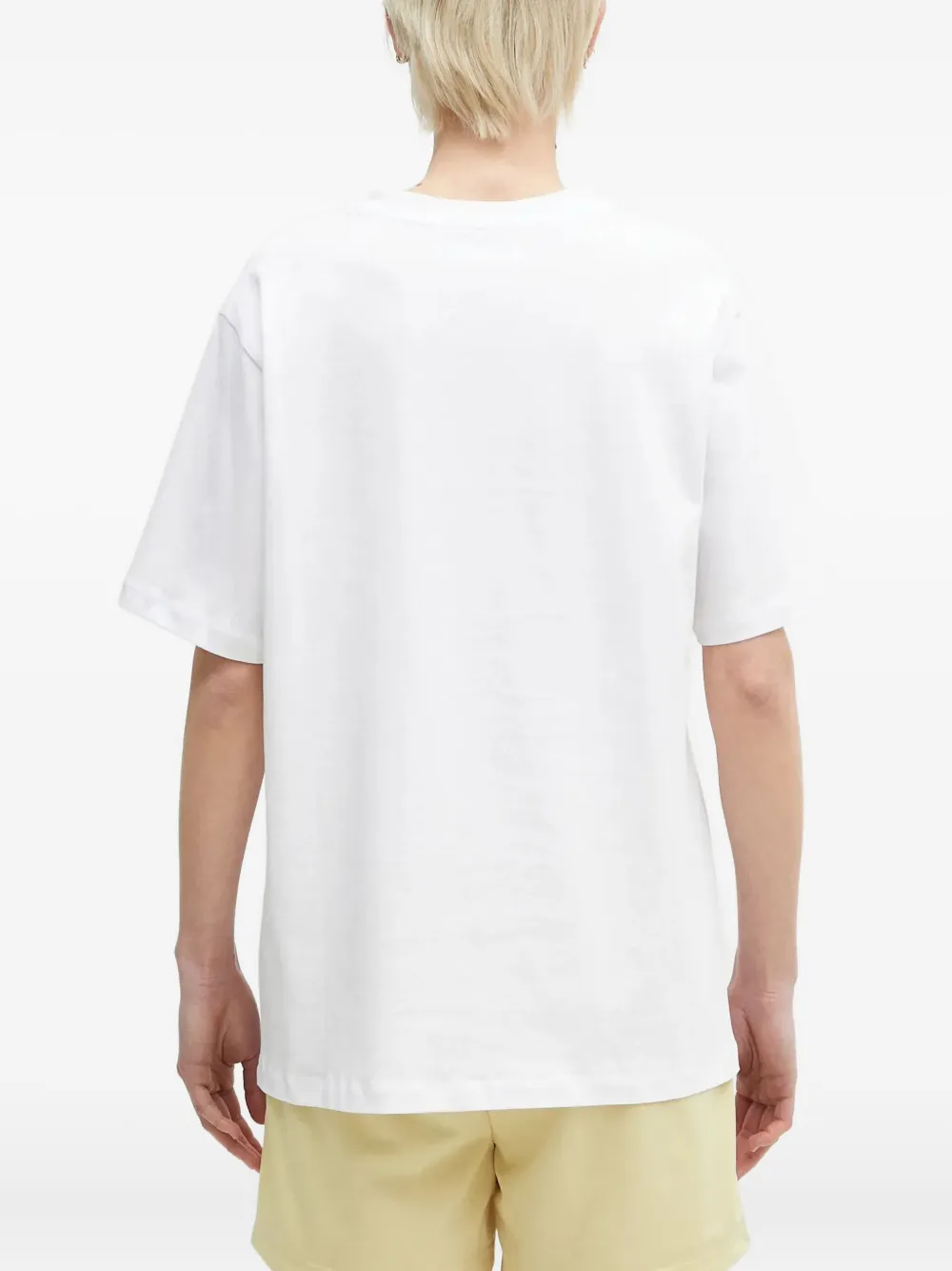 Fiorucci embroidered short-sleeve T-shirt Wit