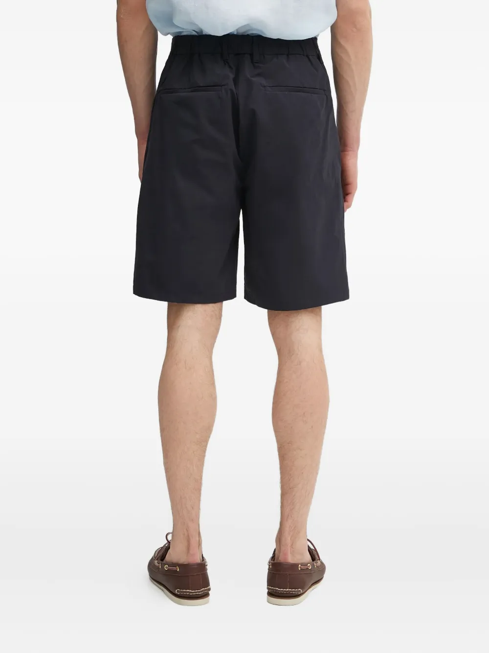 Norse Projects Benn Pleated Shorts In Black
