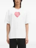 Fiorucci heart-balloon print T-shirt - White
