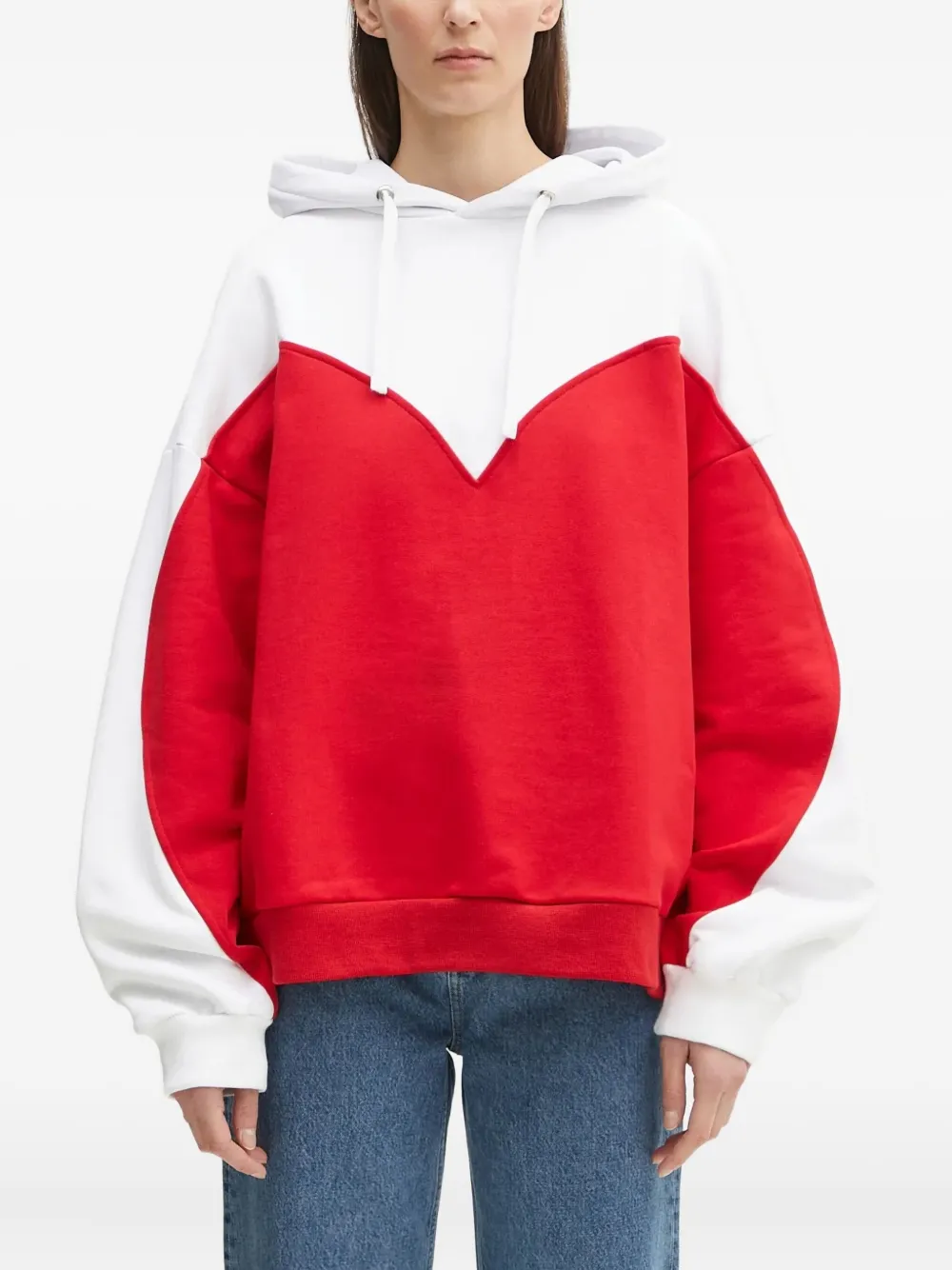 Fiorucci heart-shaped panelled hoodie | Hoodies | Image 2
