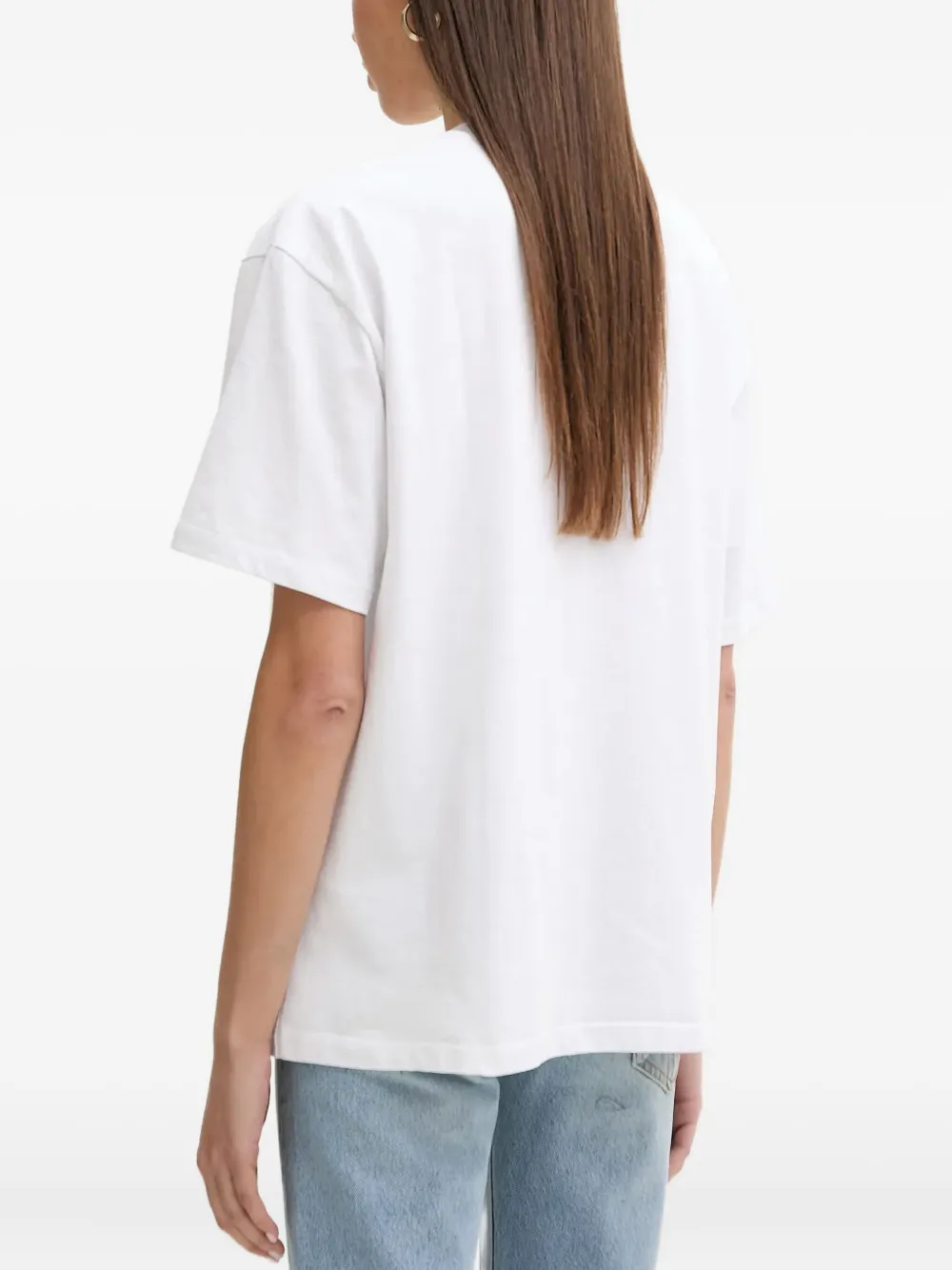 Fiorucci lips lollipop print T-shirt Wit