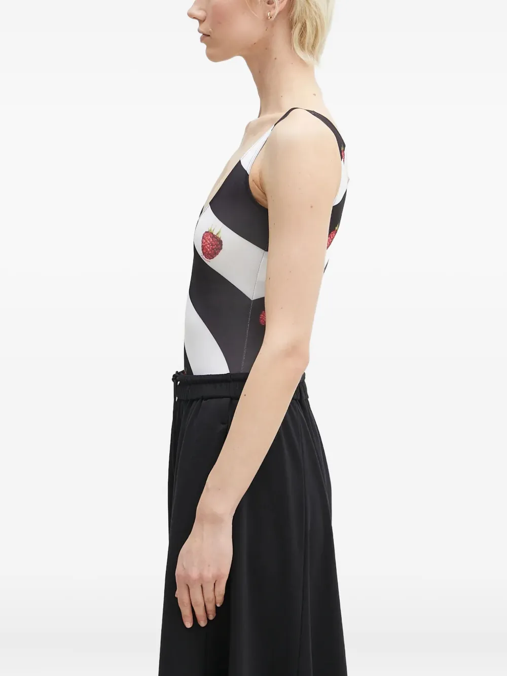 Fiorucci raspberry-print striped bodysuit | Vests & Tank Tops | Image 2