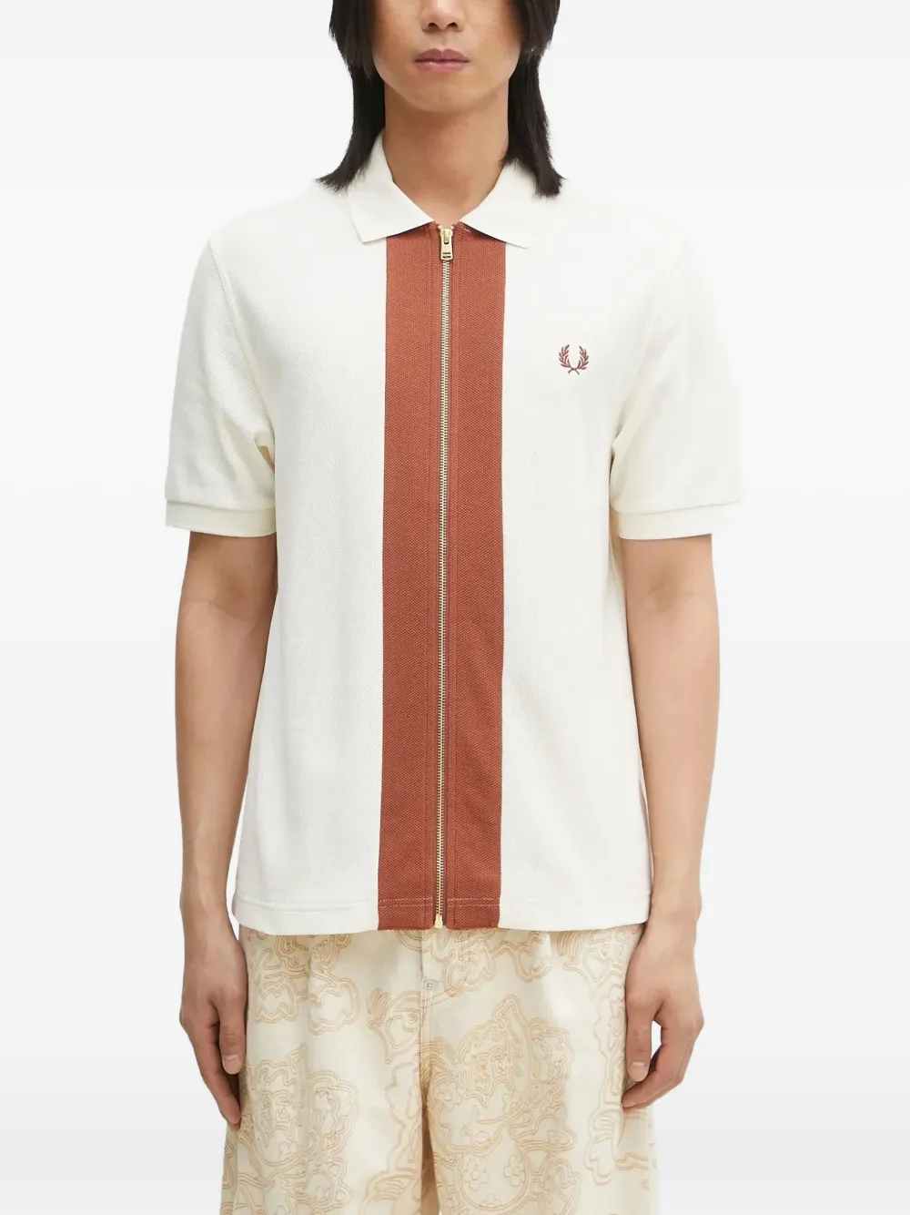 Fred Perry zip-panelled shirt | Image 2