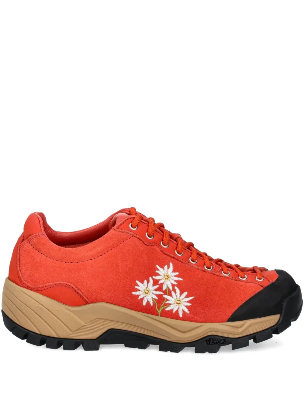 Diemme Scarpe da trekking con ricamo - Rosso