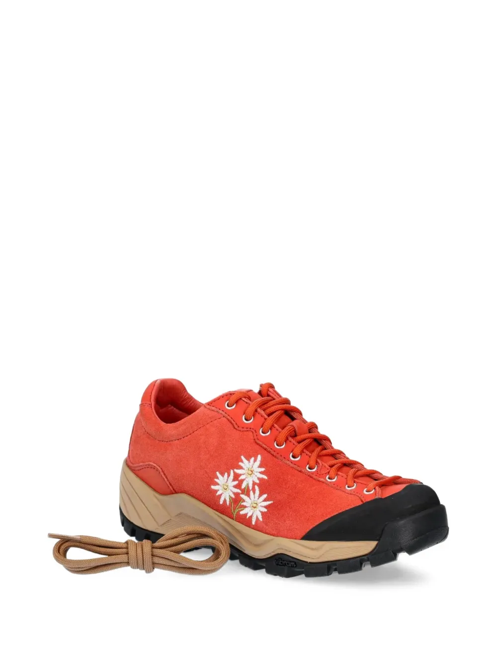 Movida Floral-Embroidered Hiking Sneakers