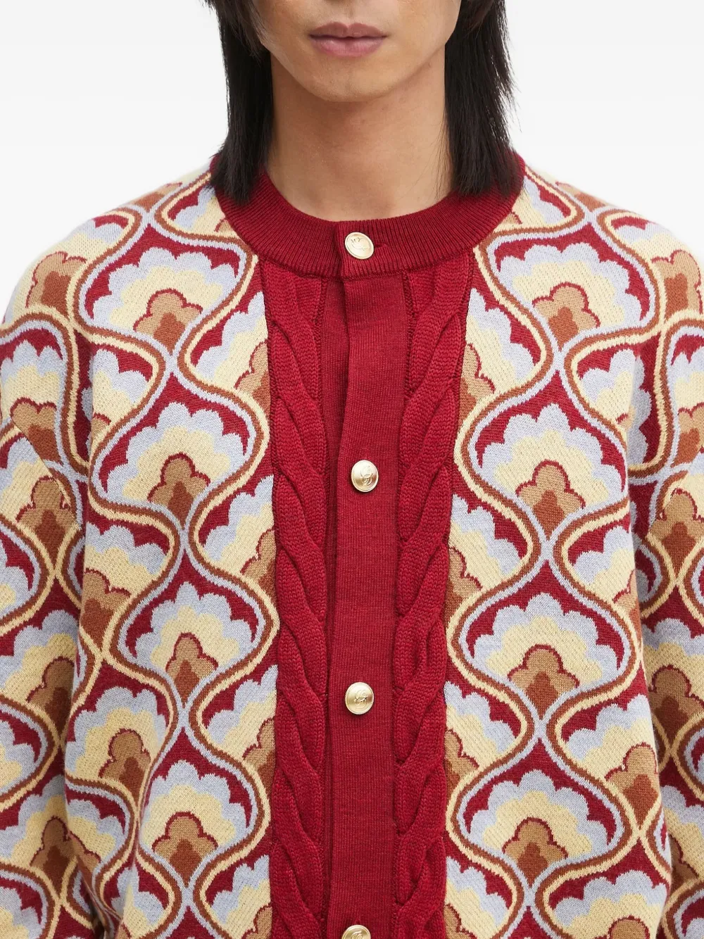 Drôle De Monsieur Tapisserie vest Rood