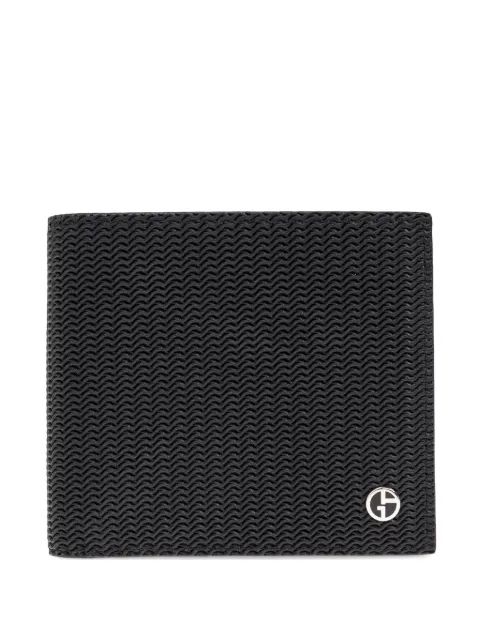 Giorgio Armani embossed-leather wallet