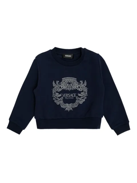 Versace Kids crystal-embellished sweatshirt