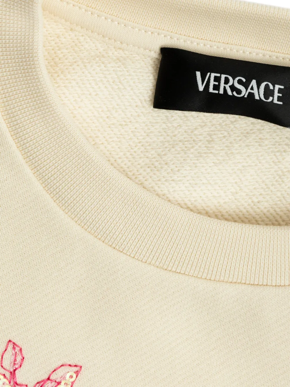 Versace Kids Medusa Crest sweater Beige